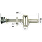Шток лобзика Metabo STE 100 SCS/STE 90 SCS оригинал 316045100 (L128/S16*12 рюмка 53*10 мм)