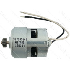 Двигатель шуруповерта Metabo BS 14.4 LI оригинал 317003640 d46 L75 шестерня 18 зубов d14