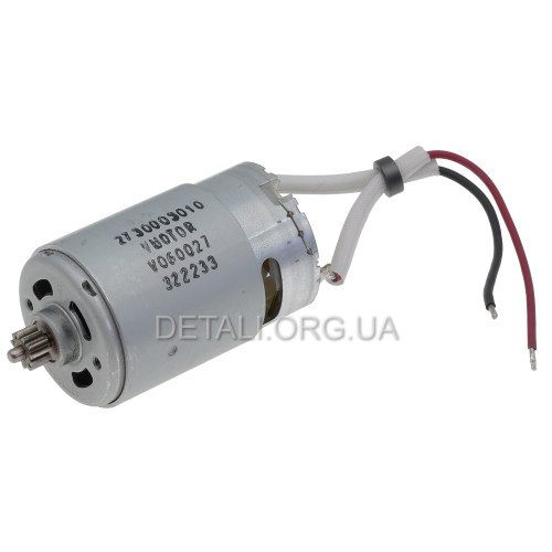 Двигатель шуруповерта 10.8V Metabo PowerMaxx оригинал 317003940 (d38 Lвала 76 шестерня 11зуб d9)