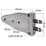 Платформа нагрівальна паяльника ПЕ труб Зеніт ЗПТ-2000 М, ProCraft PL2300