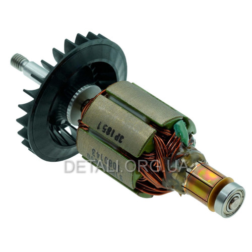 Якір акумуляторної болгарки УШМ Metabo W 18 LTX 115 оригінал 310009690 (116*34 посадка 6,5мм)