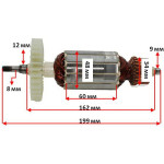 Якорь болгарки Craft-Tec PRO PXAG228A (199*48,5 резьба 8мм)