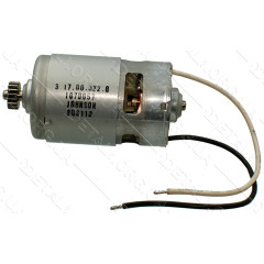 Двигун (мотор) шуруповерта 12V Metabo BSZ - 12 оригінал 317003220(d44 Lвала 91 шестерня 18 зубів d14)