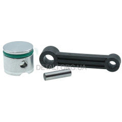 Поршень в зборі відбійного молотка Bosch GSH11E d40 пласт. шатун d14 1612001033+1618700064 2