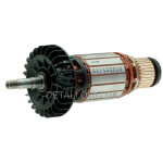 Якір болгарки УШМ Metabo W 22-180 MVT оригінал 310011330 (208*53 посадка 11мм)