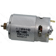 Двигатель шуруповерта Metabo BS 14.4V оригинал 317004710 (d38 L вала 76 шестерня 14 зуб d10)