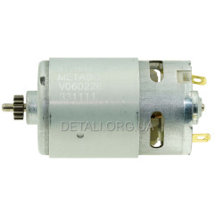 Двигатель шуруповерта 18V Metabo BS 18 оригинал 317004720 (d 38 L 57 14 зуб)