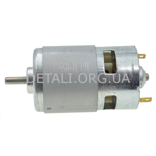 Двигатель шуруповерта 12В (12V) (d44мм, h94мм, вал d5мм)