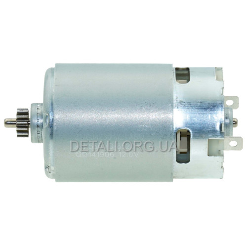 Двигун (мотор) шуруповерта 10.8V-12V Metabo Powermaxx оригінал 317004310 (d38 h75 шестерня 14 зубів d10)