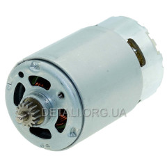 Двигун (мотор) шуруповерта 10.8V-12V Metabo Powermaxx оригінал 317004310 (d38 h75 шестерня 14 зубів d10) 2