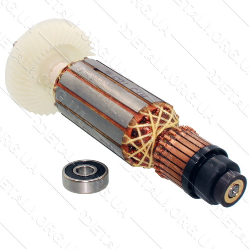 Якорь болгарки Bosch GWS 14-125 CI оригинал 1604010A22 (181*35 посадка 8мм резьба)