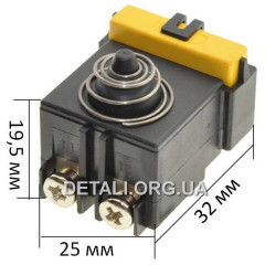 Кнопка болгарки УШМ DeWalt D28011 оригінал 641889-01
