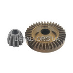 Шестерні (пара) болгарки Bosch GWS 15-150 CI 1607000V44 оригінал (d12*51 h17 / d8*19 h17)