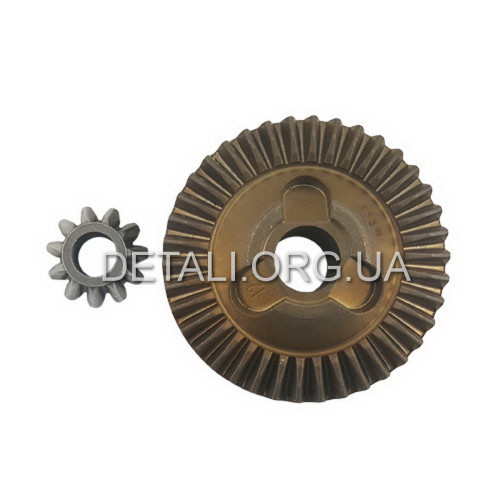 Шестерні (пара) болгарки Bosch GWS 15-150 CI 1607000V44 оригінал (d12*51 h17 / d8*19 h17)