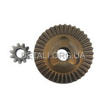 Шестерні (пара) болгарки Bosch GWS 15-150 CI 1607000V44 оригінал (d12*51 h17 / d8*19 h17)