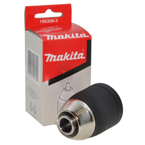 Швидкозатискний патрон (1,5-13 мм) шуруповерта Makita DHP453 оригінал 196306-3