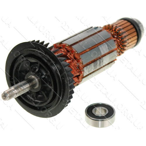 Якір болгарки Bosch GWS 8-115 Z оригінал 1604010633 (163*35 посадка 8мм)