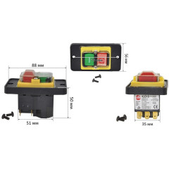 Кнопка точильного верстата Metabo DSD 200 оригінал 343409360