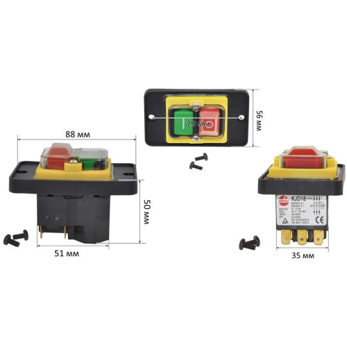 Кнопка точильного верстата Metabo DSD 200 оригінал 343409360