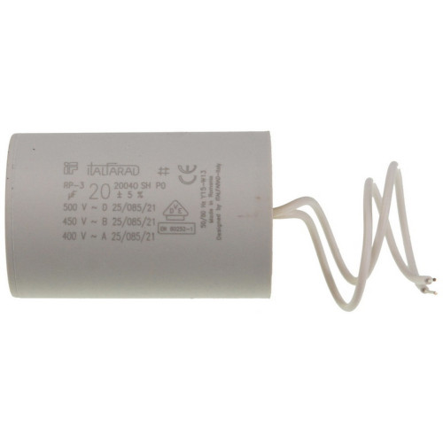 Конденсатор 20 mkF/400V 45X67 KABEL 160 AB Metabo (d45*L69 mm) оригинал 8050033539