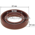 Сальник 12*22*5 отбойный молоток Bosch GBH 36 V-LI оригинал 1610283047
