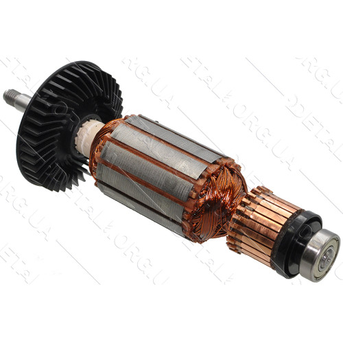 Якорь болгарка Bosch PWS 10-125 CE оригинал 1604010640 (163*35 посадка 8мм резьба)