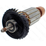 Якорь шлифмашины Bosch GWS 24-180 JBX оригинал 1604011257 (220*54 посадка 10, резьба)