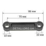 Шатун перфоратор Bosch 11DE оригінал 1612001034 (d10*10 / L86 мм)