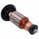 Якорь болгарки Bosch PWS 680 оригинал 1619P01844 / 1604010667 (154,5*35 посадка 6мм резьба)