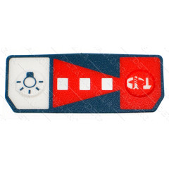 Табличка маркувальна гайковерта Bosch GDX 14,4 / 18 V-EC Bosch 2609133596 оригінал