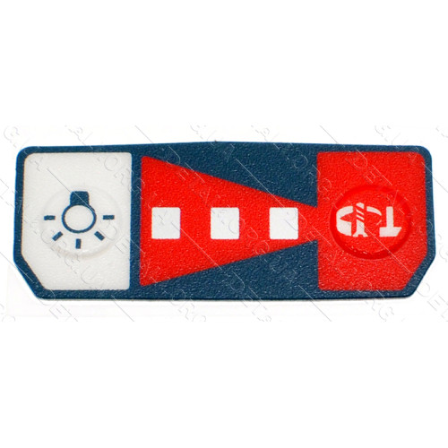 Табличка маркувальна гайковерта Bosch GDX 14,4 / 18 V-EC Bosch 2609133596 оригінал
