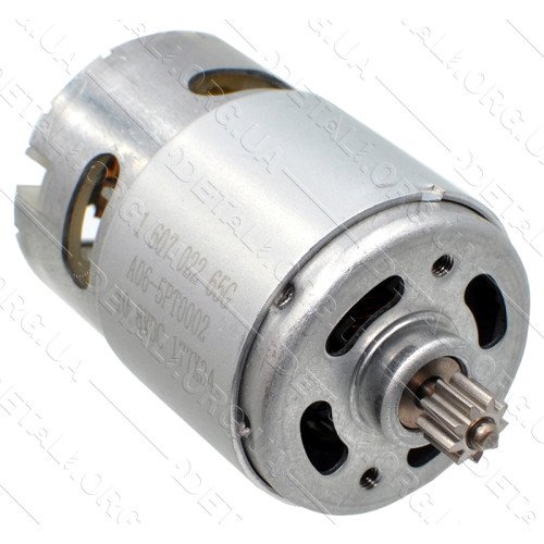Двигатель шуруповерта Bosch GSR 1000 оригинал 2609199956 (9 зубов d38 Lвала 68)