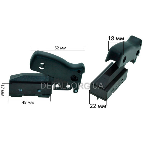 Кнопка болгарки УШМ DeWalt D28413 оригінал N035342