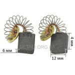 Щетки 6х12х14 дисковой пилы Bosch GKS 600 оригинал 1619P10063