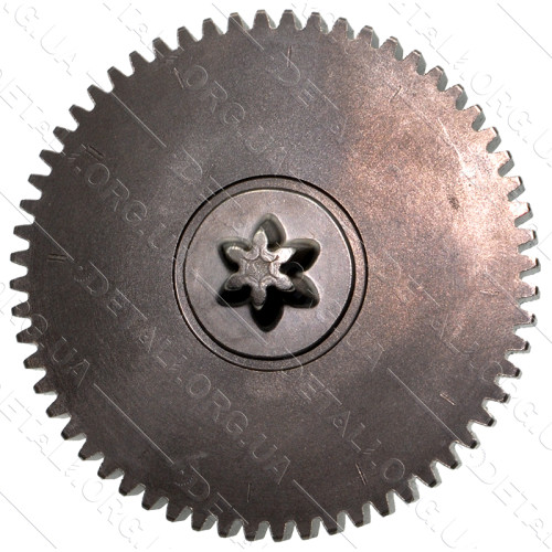 Шестерня перфоратора Bosch GBH 5-40 DE оригинал 1617000A37 (60 зубов прямо d14*69 h47)