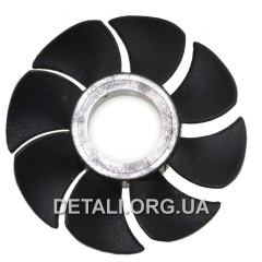 Крильчатка для якоря фрезера BOSCH GKF 600 (d15*48) оригiнал 2609100246. 2