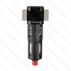 Фильтр для очистки воздуха в металличекском корпусе INTERTOOL PT-1415