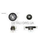 Шестерні (пара) болгарки Makita 9558/9555 PRO аналог 227541-3 + 227542-1 (d1 12 * 48 / d2 6 * 18 / h2 15)