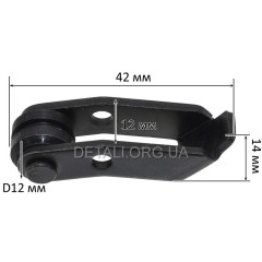 Направляющая лобзика L42 S12 H14 мц8 D ролика12мм