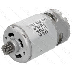 Двигатель шуруповерта Bosch GSR 1080 Li оригинал 2609199366 10,8V d38 L76 шестерня 12 зубов d10