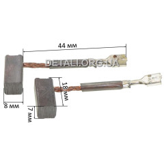 Щітки 8х7х18 вугільні перфоратор Bosch GBH 36 V-LI оригінал 1617014142 2