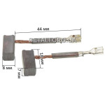 Щітки 8х7х18 вугільні перфоратор Bosch GBH 36 V-LI оригінал 1617014142