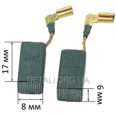 Щітки болгарка DeWalt оригінал N183725 (6х8х17)