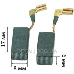 Щетки болгарка DeWalt оригинал N183725 (6х8х17)