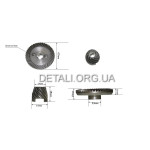 Шестерні (конічна пара) болгарки 230 PRO(d1 14*67/d2 8*20/h2 18)