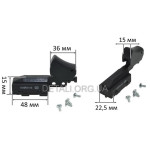 Кнопка дисковой пилы Bosch GKS 235 оригинал 1619P01115