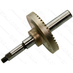 Шестерня + вал шлифмашины в сборе d50mm Bosch GBS 75 A оригинал 2606333900 2