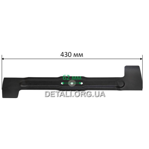 Ніж газонокосарки Bosch Rotak 42 оригінал F016L65924 (L430 d8)