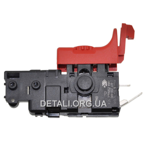 Кнопка дрели Bosch GSB 16 RE оригинал 2607200680