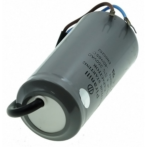 Конденсатор Piranil CD-60 800мкф - 250 VAC Пусковий 50Hz (50*104 mm) дроти